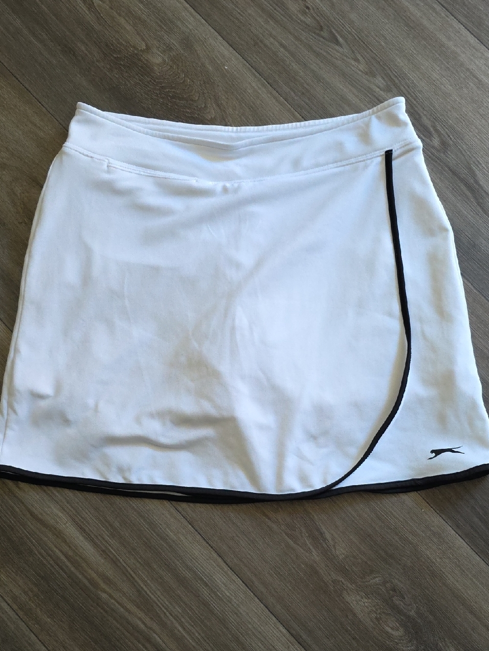 Slazenger White Skort with Black Trim